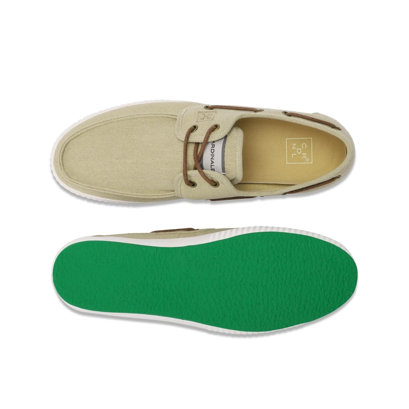 ZAPATOS NAUTICOS HOMBRE TEXTIL BEIGE WESTLAND CARDINALE - 3