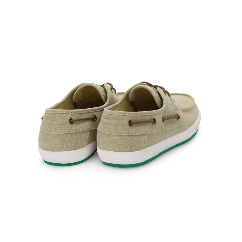 ZAPATOS NAUTICOS HOMBRE TEXTIL BEIGE WESTLAND CARDINALE - 5