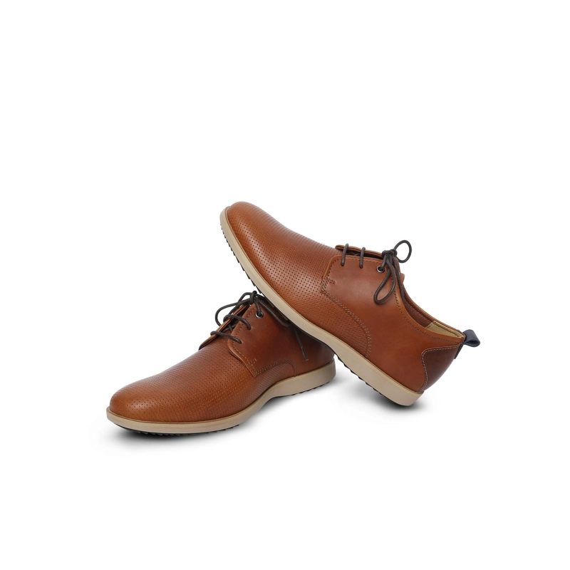 ZAPATOS HOMBRE CUERO DENVER-0-01 BRANDY ['TEXTIL'] - 6