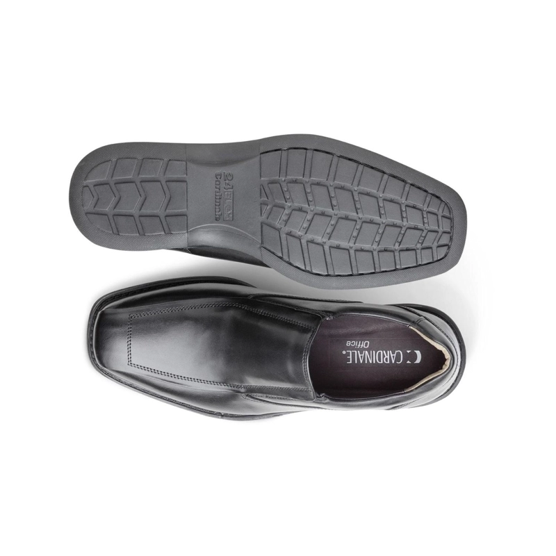 ZAPATOS SLIP-ON HOMBRE CUERO 24 FLEX FINANCIAL-3-81-NEGRO - 3