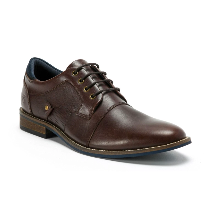 ZAPATOS HOMBRE CUERO DENIZEN-0-01-CAFE1 - 1