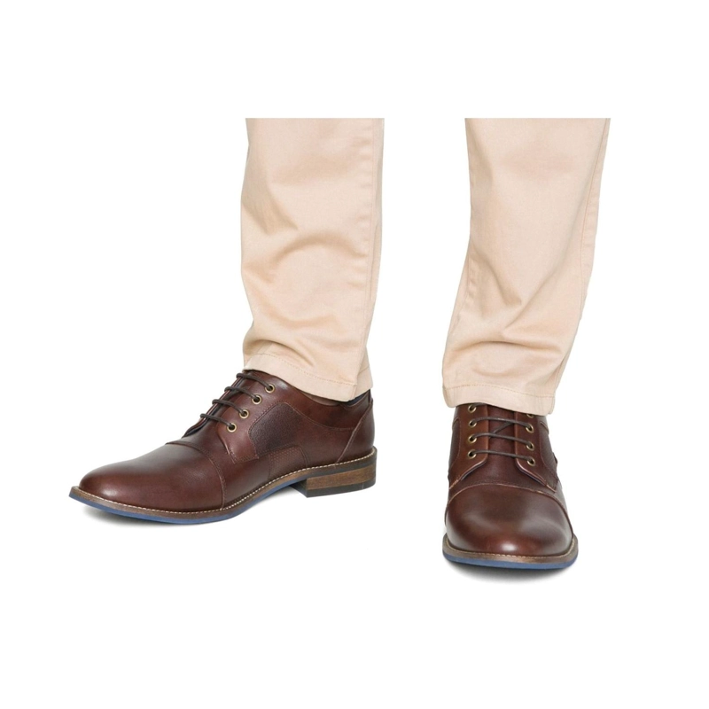 ZAPATOS HOMBRE CUERO DENIZEN-0-01-CAFE1 - 3