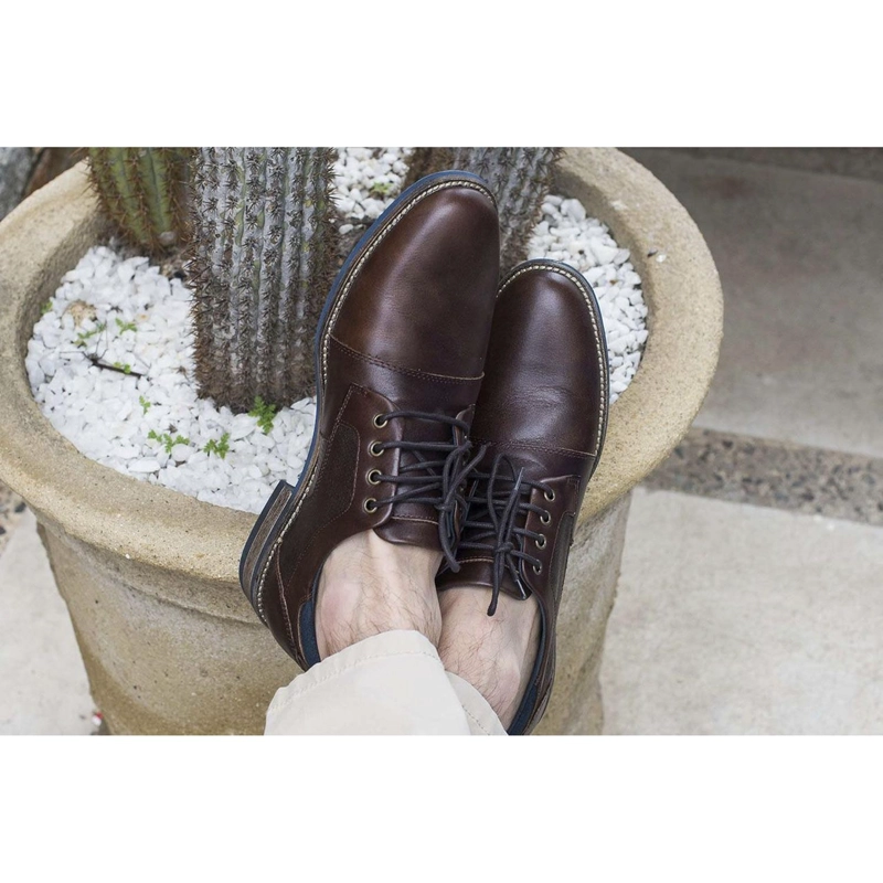 ZAPATOS HOMBRE CUERO DENIZEN-0-01-CAFE1 - 5
