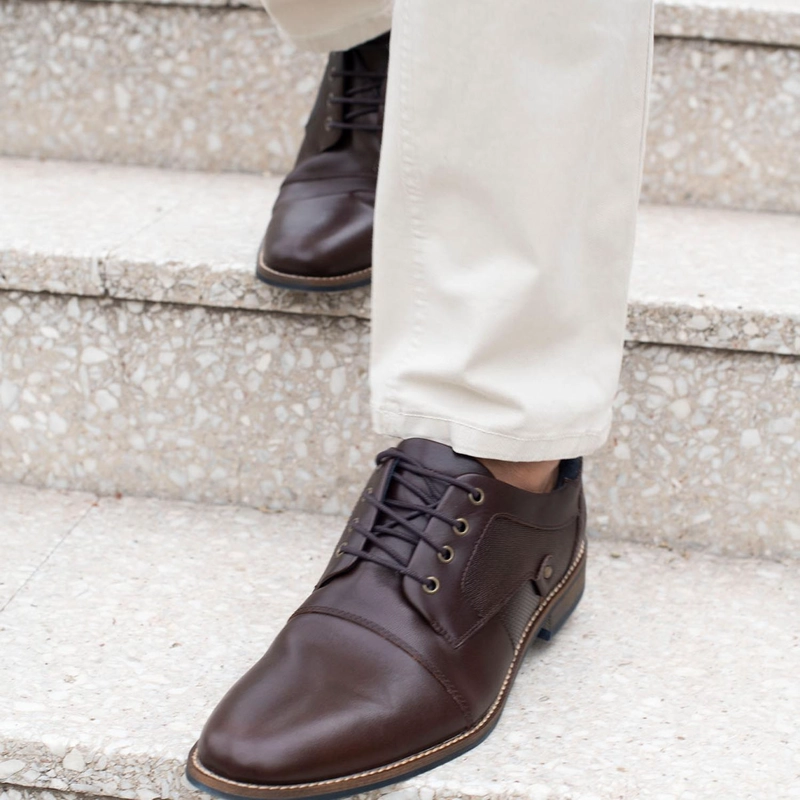 ZAPATOS HOMBRE CUERO DENIZEN-0-01-CAFE1 - 6