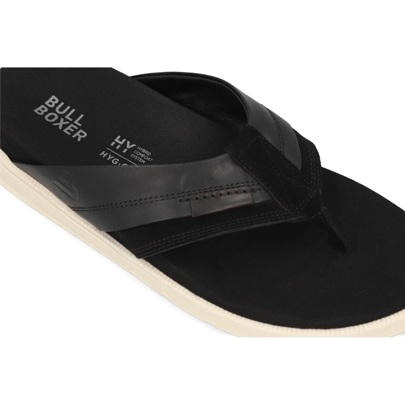 SANDALIAS HOMBRE CUERO SOLTA-9-53 NEGRO BULLBOXER - 4
