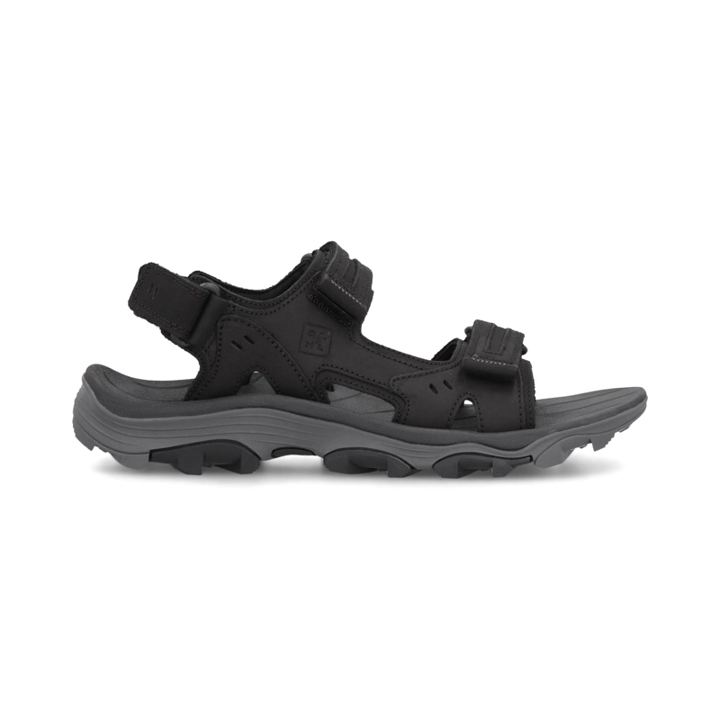 SANDALIAS HOMBRE CUERO DANGAL-9-01 NEGRO - 2