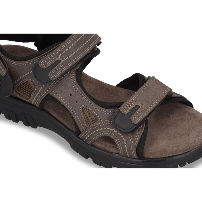 SANDALIAS HOMBRE CUERO TUENT-9-30 BEIGE - 4