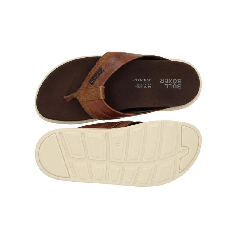 SANDALIAS HOMBRE CUERO SOLTA-9-53 BRANDY BULLBOXER - 3