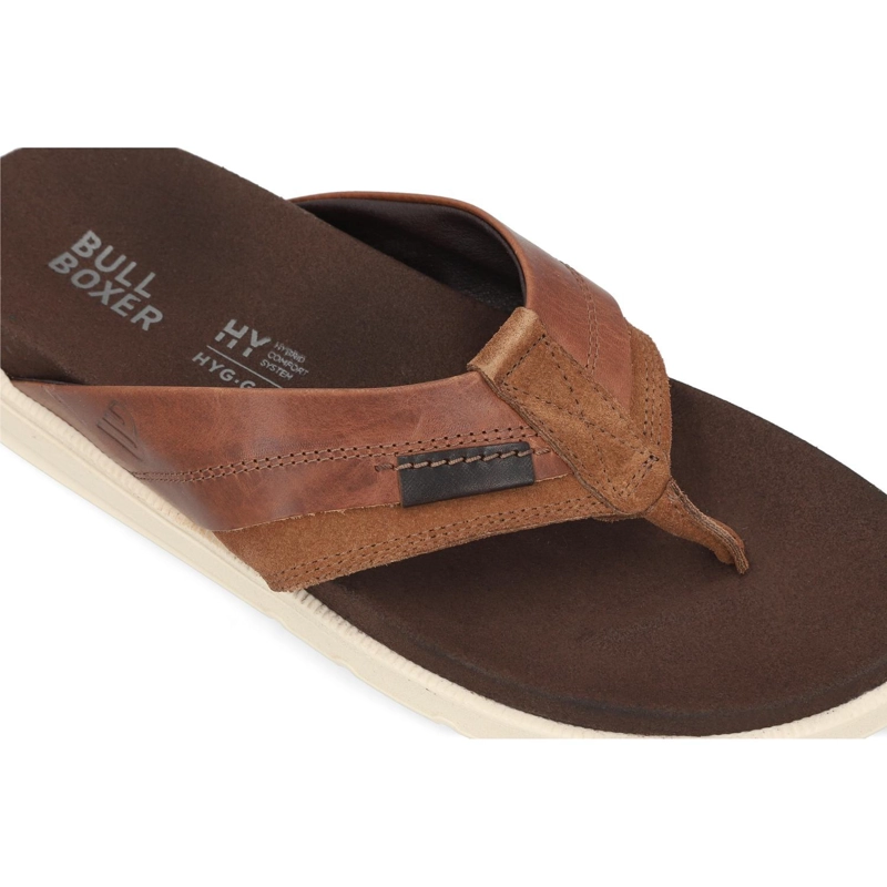 SANDALIAS HOMBRE CUERO SOLTA-9-53 BRANDY BULLBOXER - 5