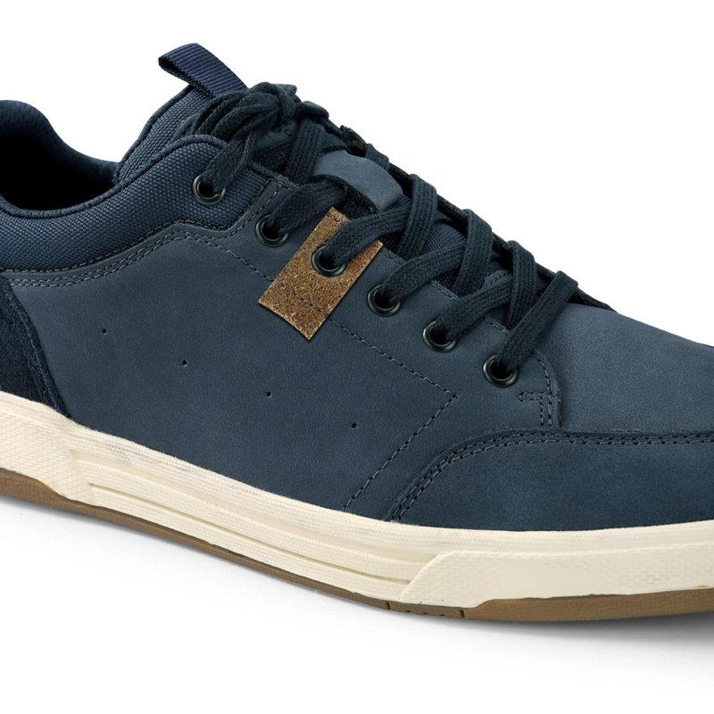 ZAPATILLAS HOMBRE CUERO GUNWALE-0-01 AZUL ['TEXTIL'] - 5
