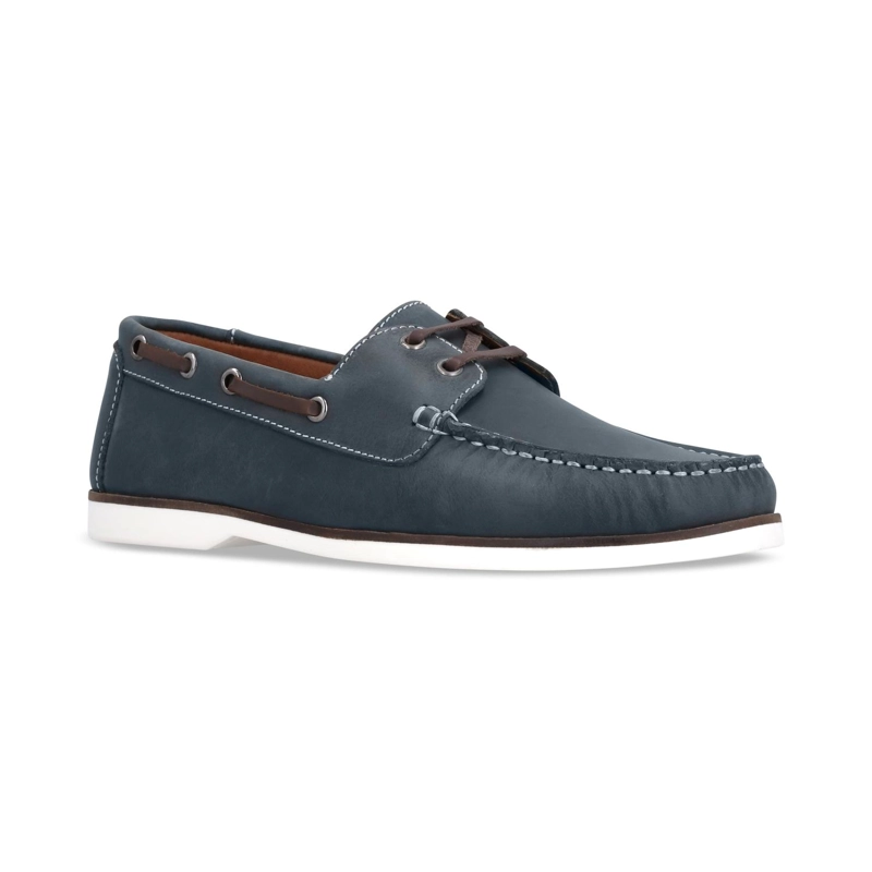 ZAPATOS HOMBRE CUERO GAVA-0-11 AZUL - 1