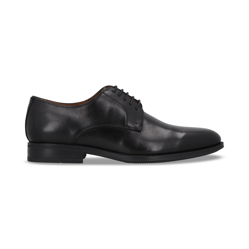 ZAPATOS HOMBRE CUERO DUNDALK-0-01 NEGRO - 2