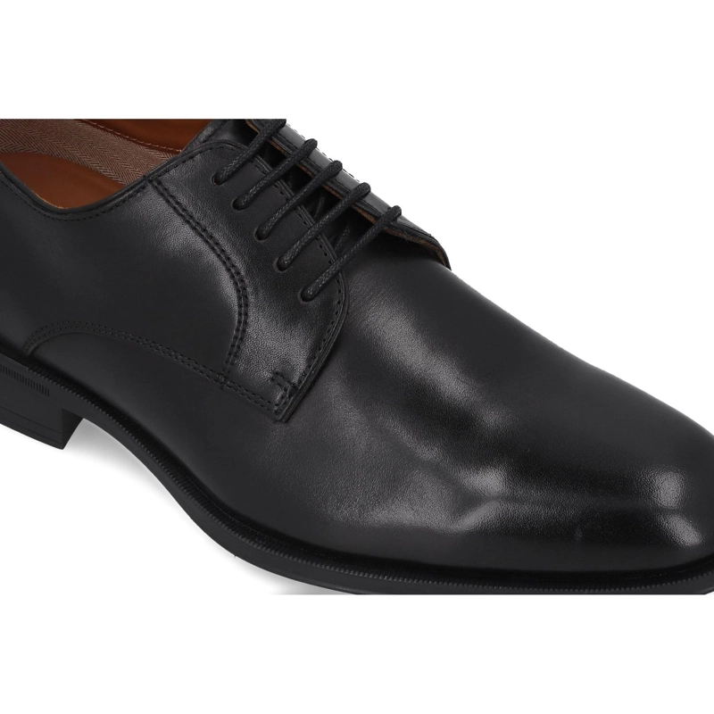 ZAPATOS HOMBRE CUERO DUNDALK-0-01 NEGRO - 4