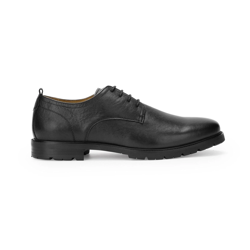 ZAPATOS HOMBRE CUERO HARROW-0-02 NEGRO - 2
