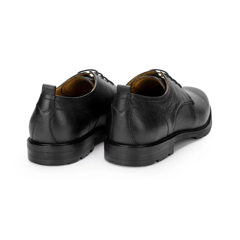 ZAPATOS HOMBRE CUERO HARROW-0-02 NEGRO - 5