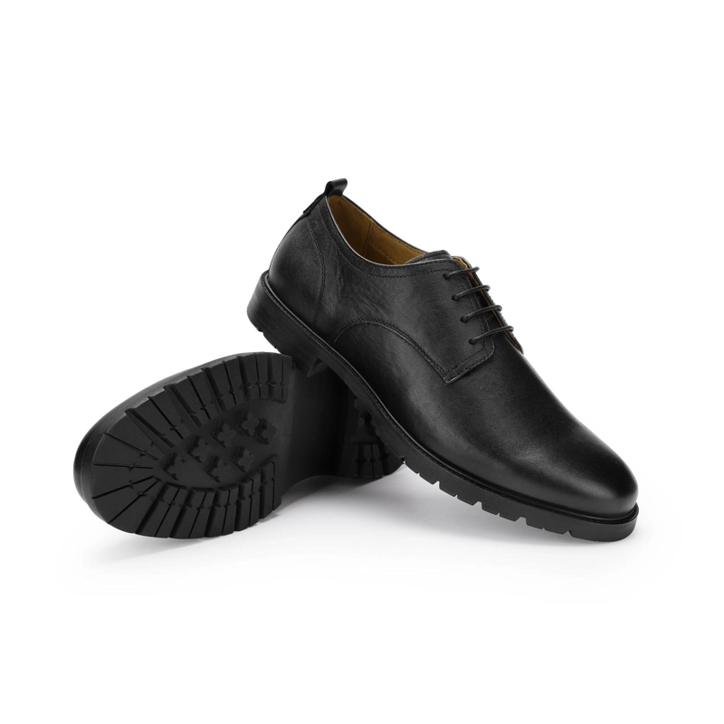 ZAPATOS HOMBRE CUERO HARROW-0-02 NEGRO - 6