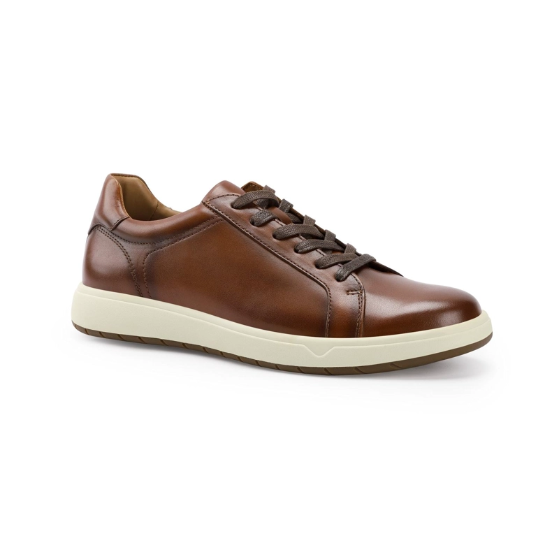 ZAPATILLAS HOMBRE CUERO TERRASSE-0-08 BRANDY ['CUERO Y TEXTIL'] - 1