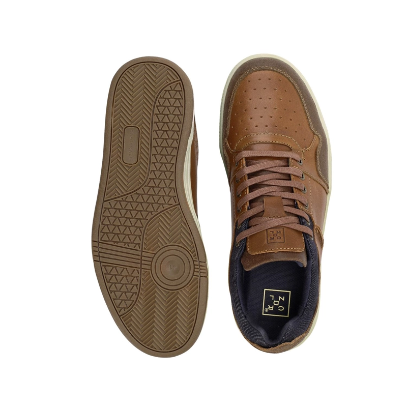 ZAPATILLAS HOMBRE CUERO GUNWALE-0-02 BRANDY - 3