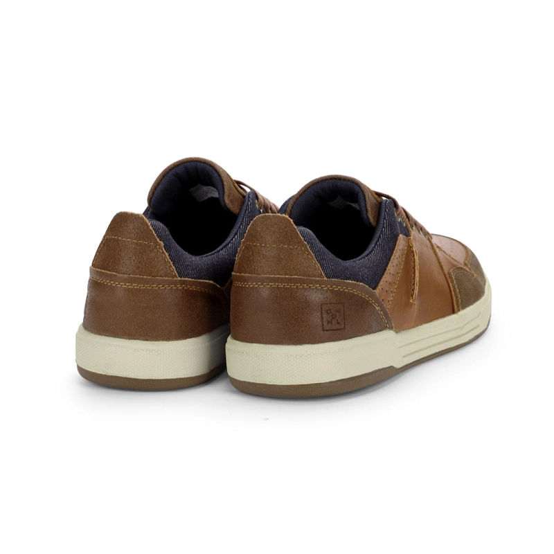ZAPATILLAS HOMBRE CUERO GUNWALE-0-02 BRANDY - 4