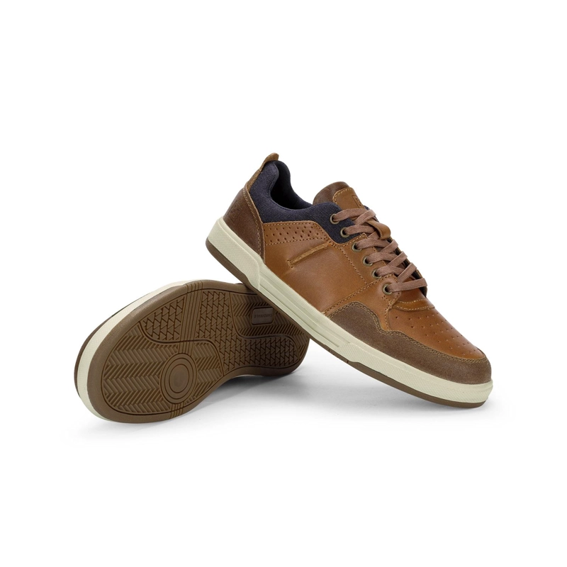 ZAPATILLAS HOMBRE CUERO GUNWALE-0-02 BRANDY - 6