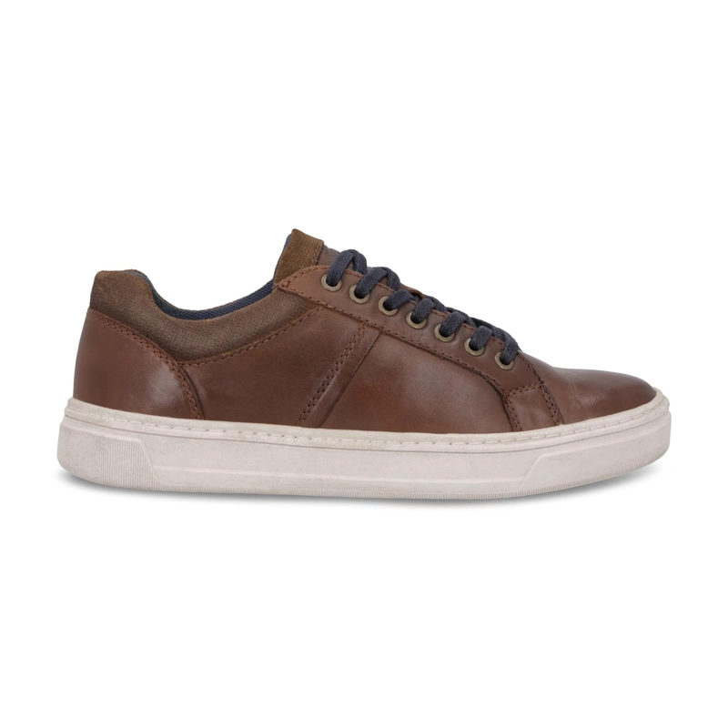 ZAPATILLAS HOMBRE CUERO PHILLOS-0-12 BRANDY - 2