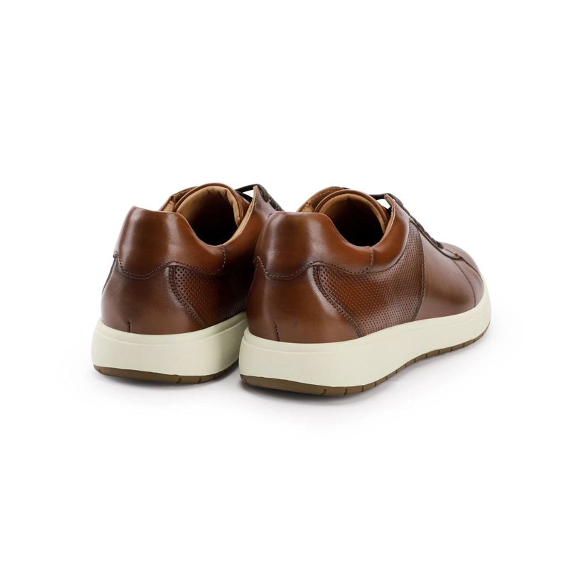 ZAPATILLAS HOMBRE CUERO TERRASSE-0-02 BRANDY ['CUERO Y TEXTIL'] - 4