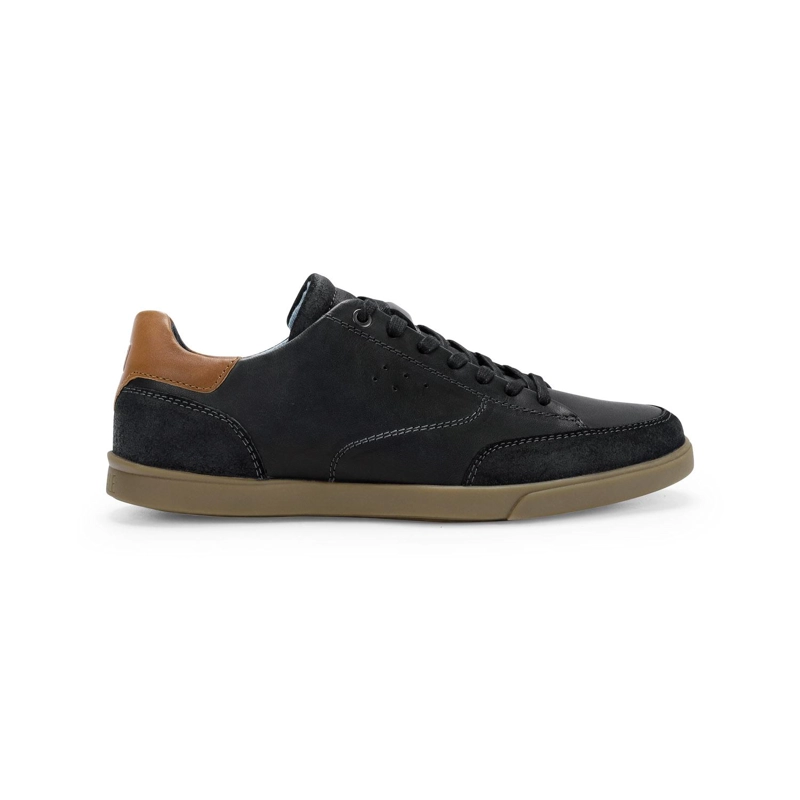 ZAPATILLAS HOMBRE CUERO GROMMET-0-15 NEGRO - 2