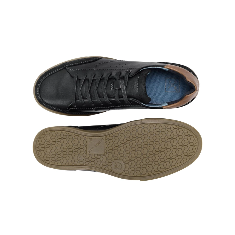 ZAPATILLAS HOMBRE CUERO GROMMET-0-15 NEGRO - 3