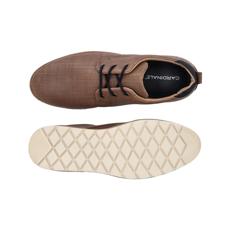 ZAPATOS HOMBRE CUERO TOSSA-0-71 BRANDY - 3