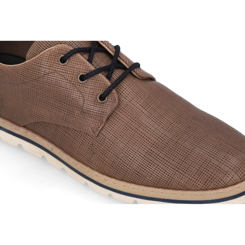 ZAPATOS HOMBRE CUERO TOSSA-0-71 BRANDY - 4