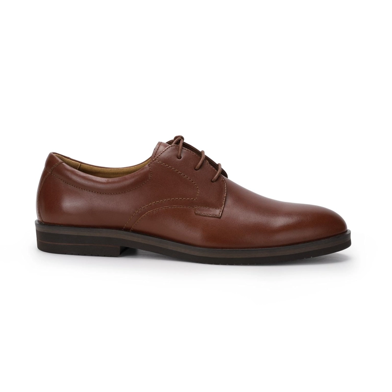 ZAPATOS HOMBRE CUERO BALTIMORE-0-02 BRANDY - 2