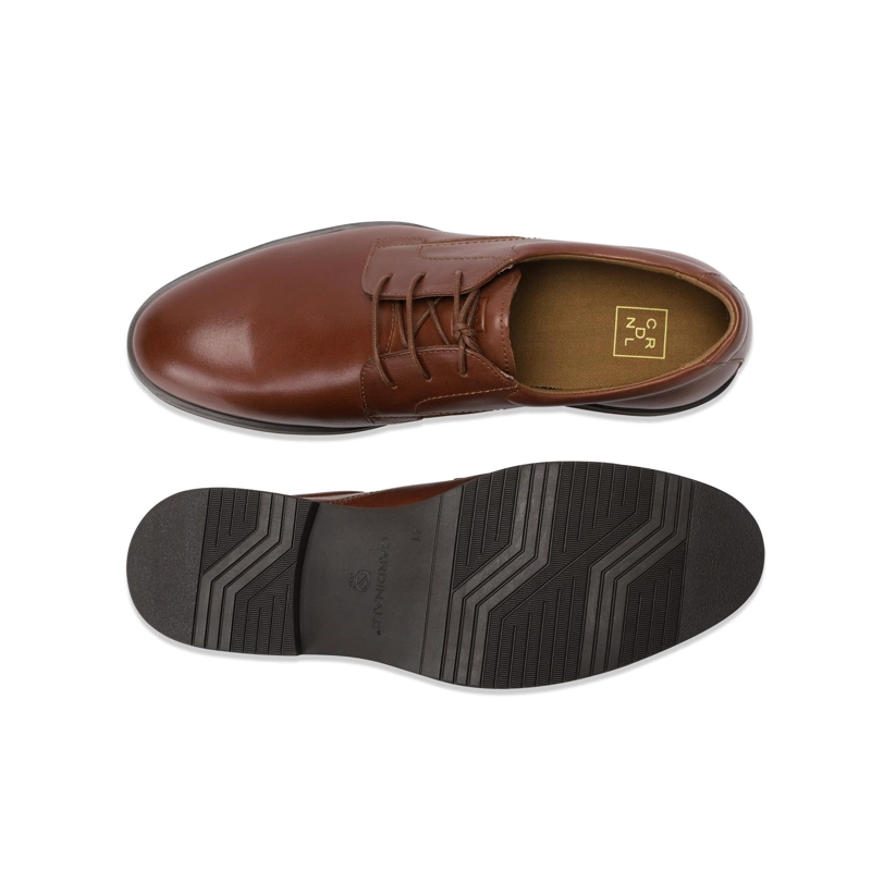 ZAPATOS HOMBRE CUERO BALTIMORE-0-02 BRANDY - 3