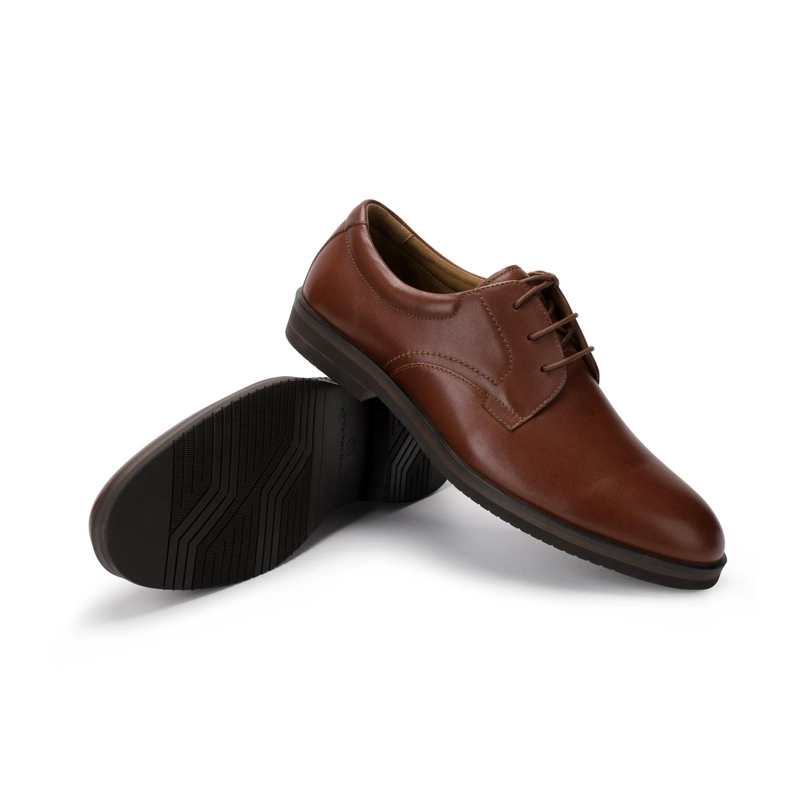 ZAPATOS HOMBRE CUERO BALTIMORE-0-02 BRANDY - 6