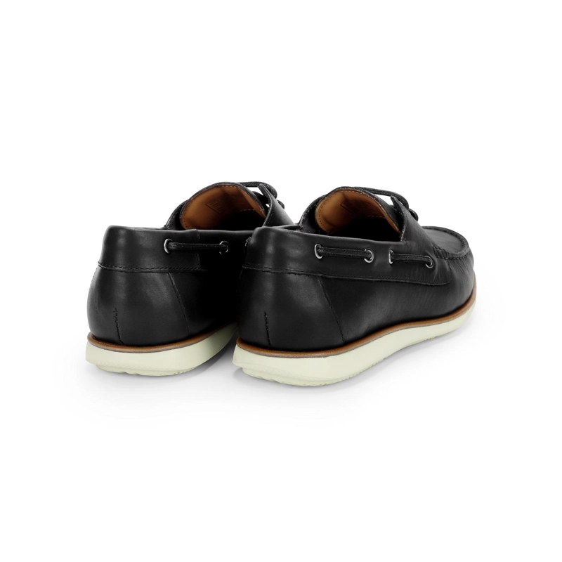 ZAPATOS NAUTICOS HOMBRE X-LIGHT CUERO DOCKWALK-0-01 NEGRO - 4