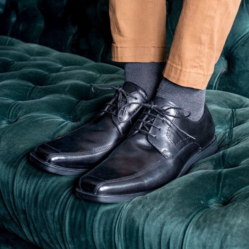 ZAPATOS HOMBRE CUERO ZURICH-0-01-NEGRO - 3
