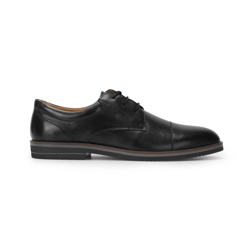 ZAPATOS HOMBRE CUERO BALTIMORE-0-01 NEGRO - 2