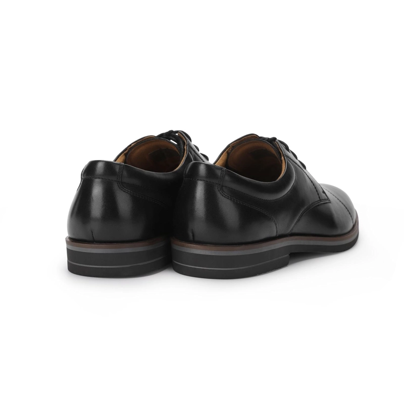 ZAPATOS HOMBRE CUERO BALTIMORE-0-01 NEGRO - 5