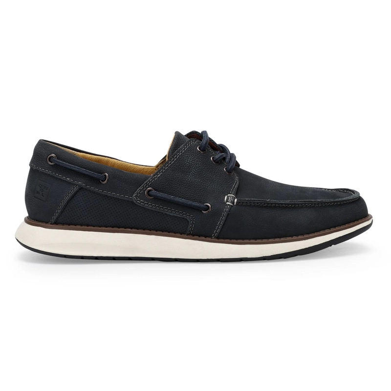 ZAPATOS HOMBRE CUERO RESTON-0-04 AZUL - 2