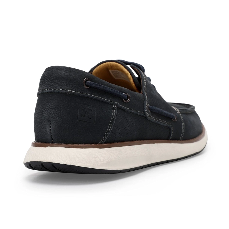 ZAPATOS HOMBRE CUERO RESTON-0-04 AZUL - 5