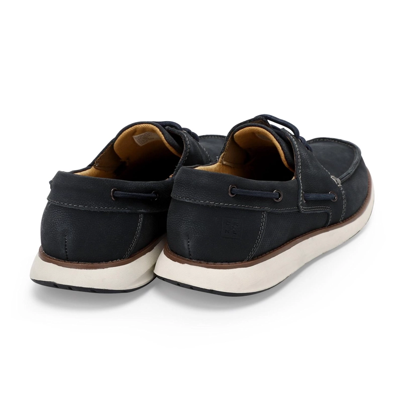 ZAPATOS HOMBRE CUERO RESTON-0-04 AZUL - 6