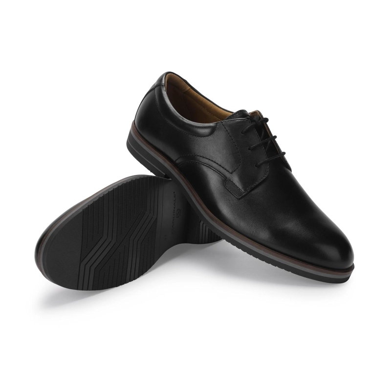 ZAPATOS HOMBRE CUERO BALTIMORE-0-02 NEGRO - 5