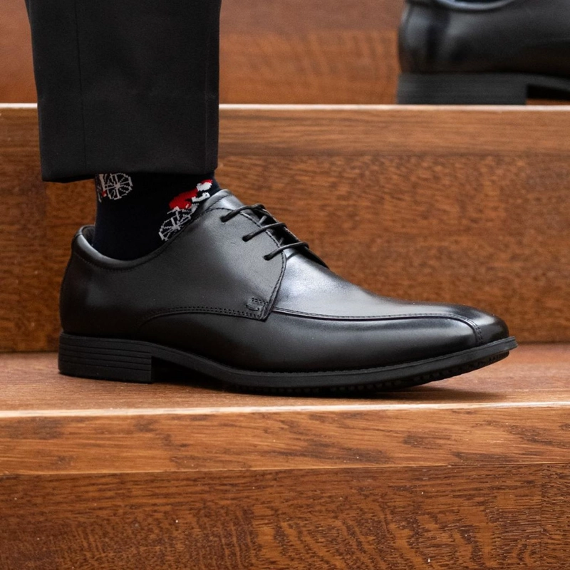 ZAPATOS HOMBRE CUERO 24 FLEX PIAMONTE-0-01-NEGRO ['CUERO Y TEXTIL'] - 5