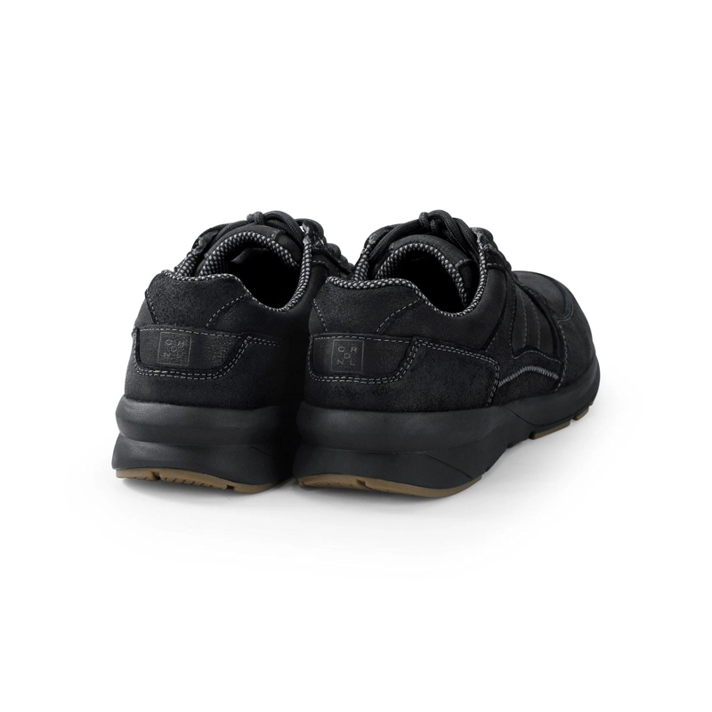 ZAPATILLAS HOMBRE CUERO NORWEST-0-03 NEGRO - 4