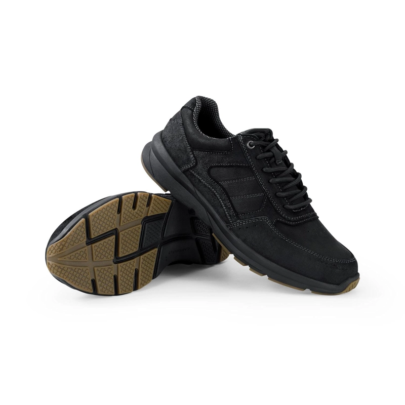 ZAPATILLAS HOMBRE CUERO NORWEST-0-03 NEGRO - 6