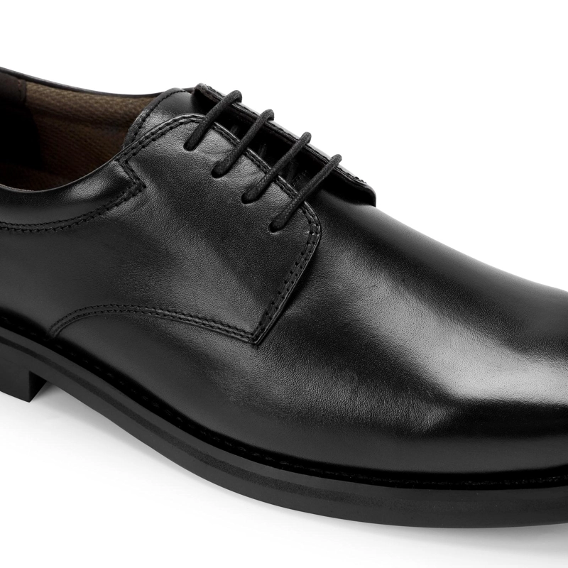 ZAPATOS GRANDES HOMBRE CUERO TWISTER XL-0-50 NEGRO - 5