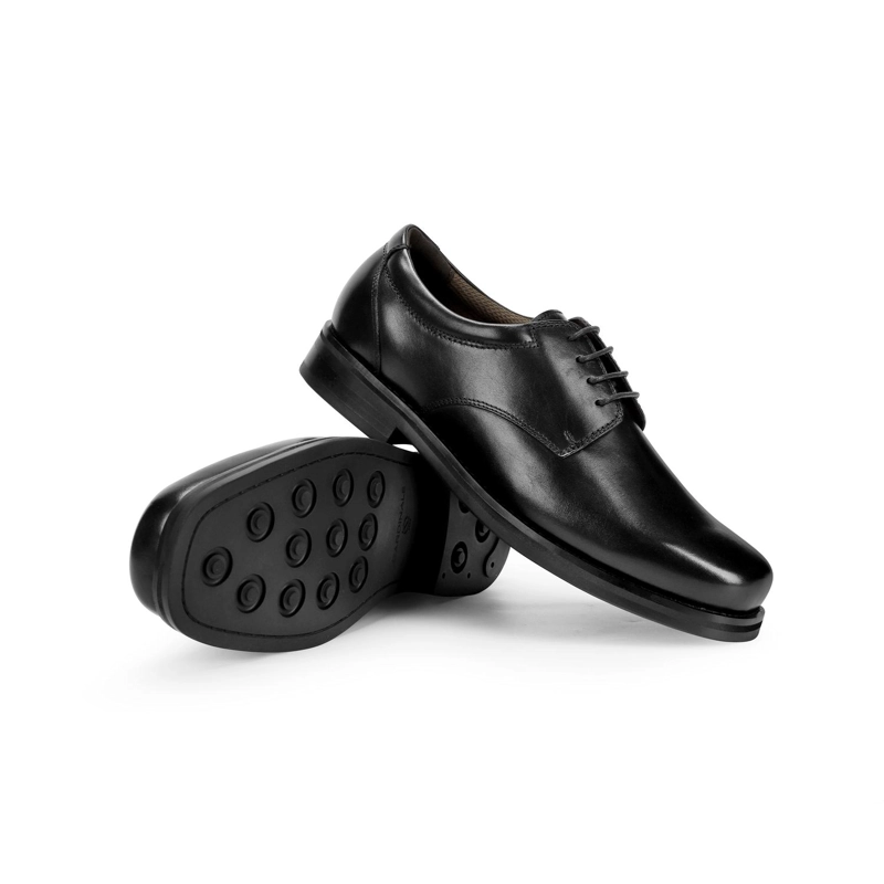 ZAPATOS GRANDES HOMBRE CUERO TWISTER XL-0-50 NEGRO - 6