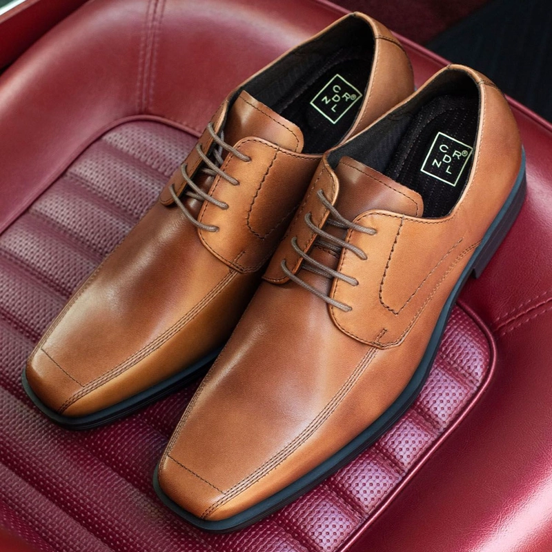 ZAPATOS HOMBRE CUERO ZURICH-0-01-BRANDY - 3