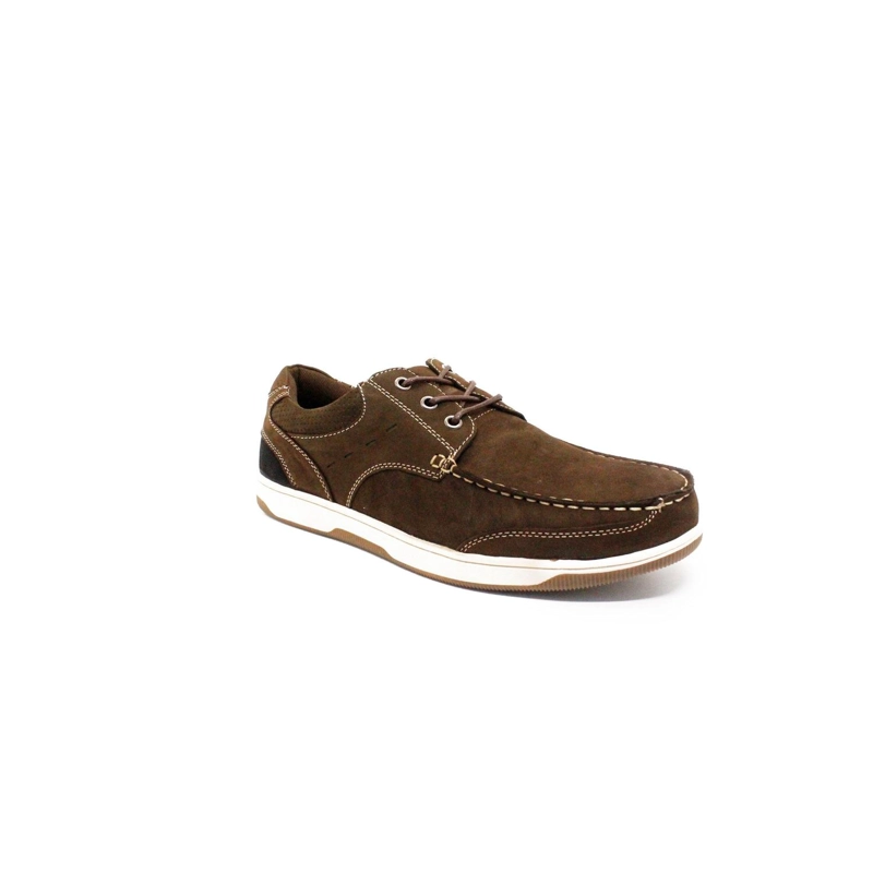 ZAPATOS NAUTICOS HOMBRE CUERO CAFE CARDINALE - 1