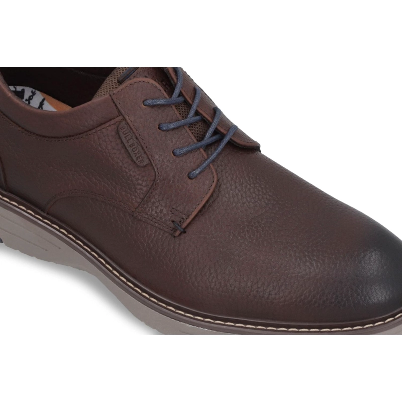 ZAPATOS HOMBRE CUERO CRIEFF-0-30 CAFE  BULLBOXER - 4