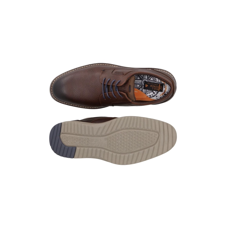 ZAPATOS HOMBRE CUERO CRIEFF-0-30 CAFE  BULLBOXER - 7